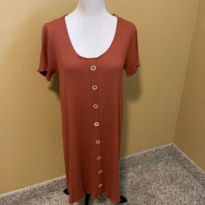 ⭐️Tres Bien Ribbed Swing Dress